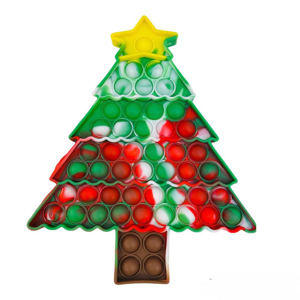  Pop Bubble Fidget Toy : Christmas Tree
