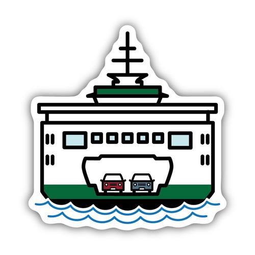 Sticker: Ferry Front View