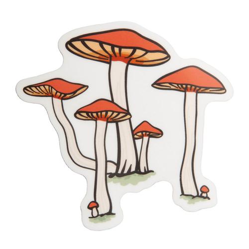 Sticker: Mushroom Cluster