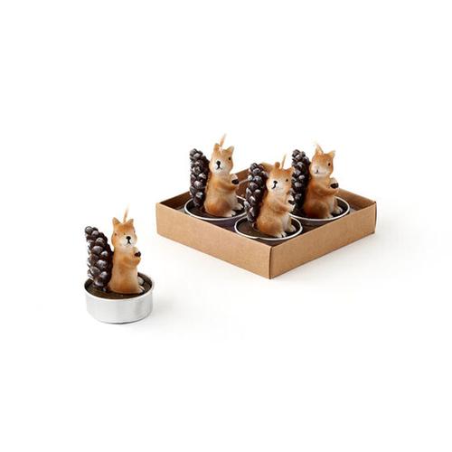 Squirrel w/Cone Tail Tealights