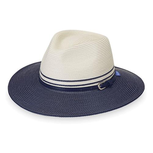 Kristy Hat: Ivory/Navy