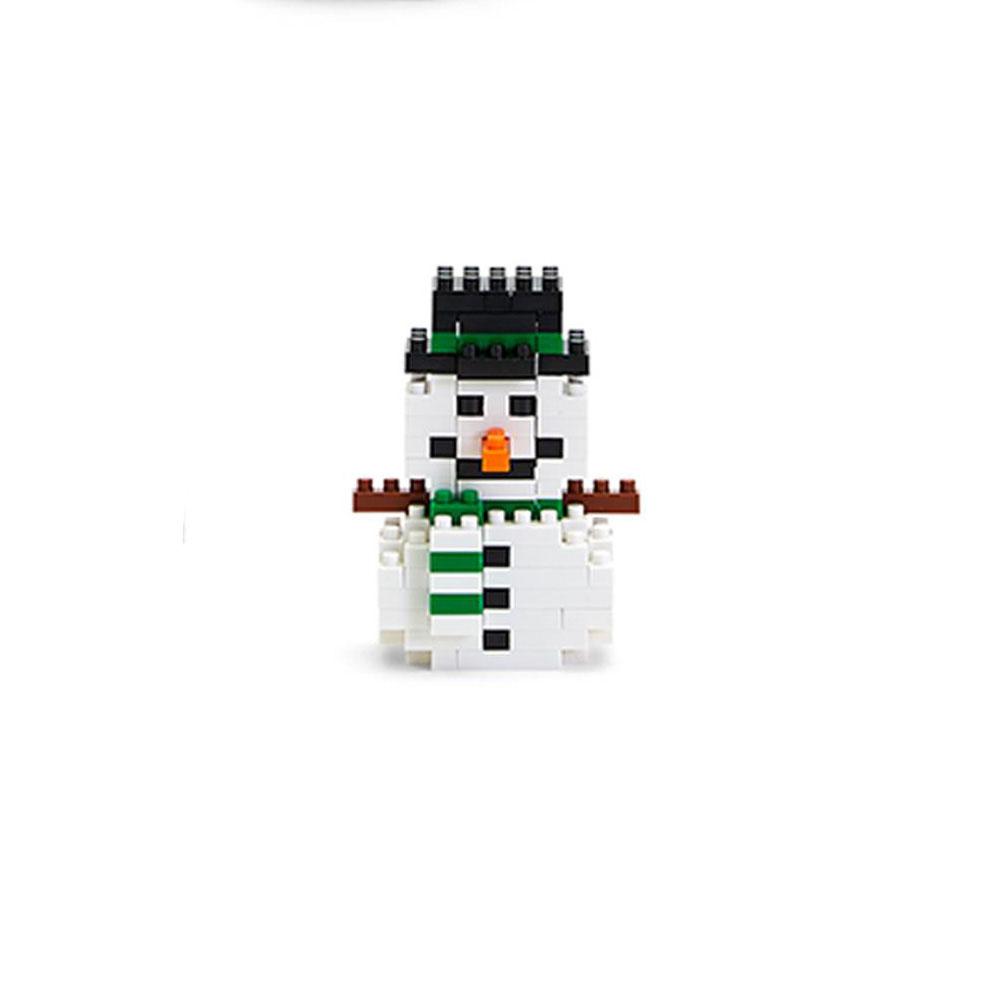  Holiday Tiny Building Blocks : Snowman