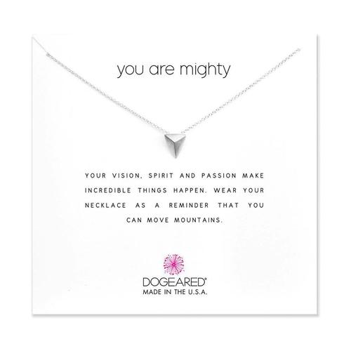 You Are Mighty Necklace: Silver