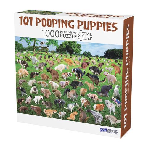 Jigsaw Puzzle: 101 Pooping Puppies
