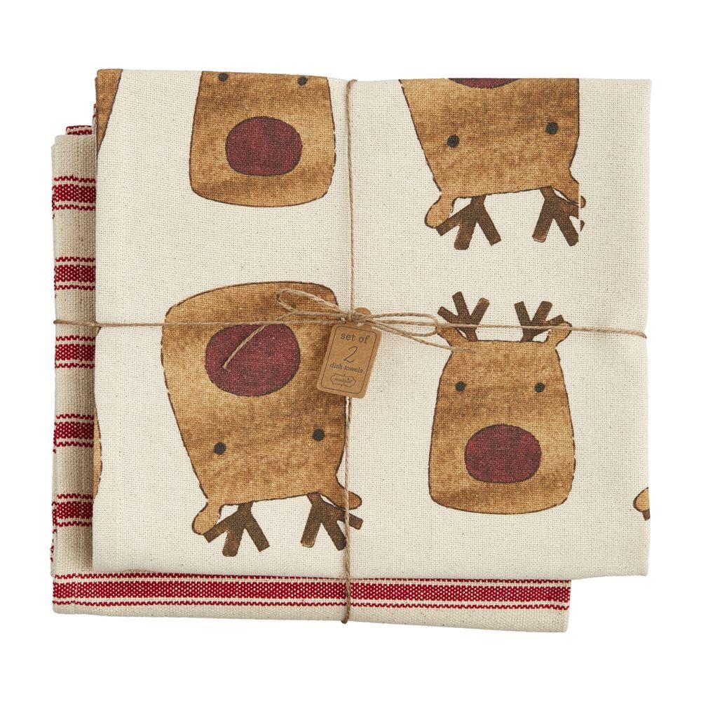  Reindeer Christmas Towel Set