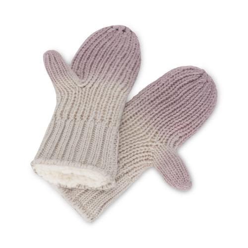Dip Dye Mitten Gloves: Rosewater