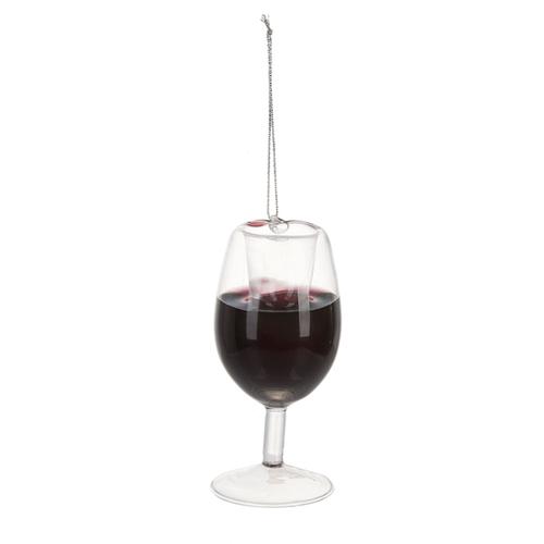 Merry Merlot! Wine Glass Ornament