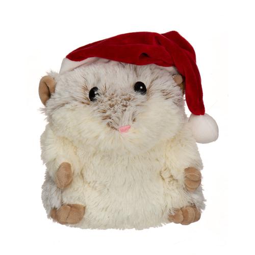 Warmies Juniors Cozy Plush: Hamster Santa