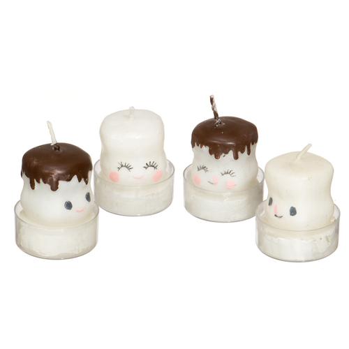 Tealight Set: Marshmallows
