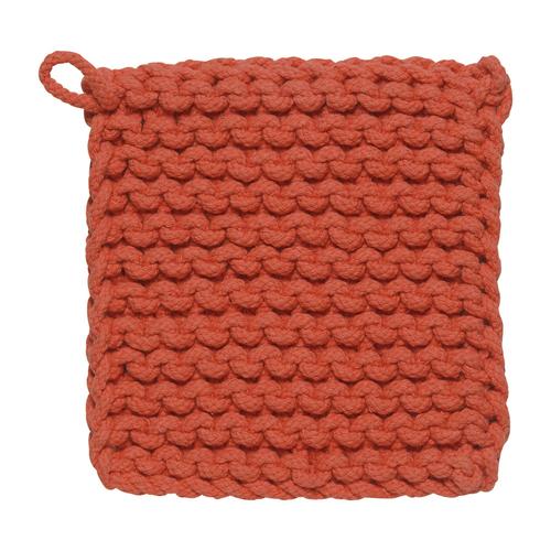 Knit Potholder: Clay