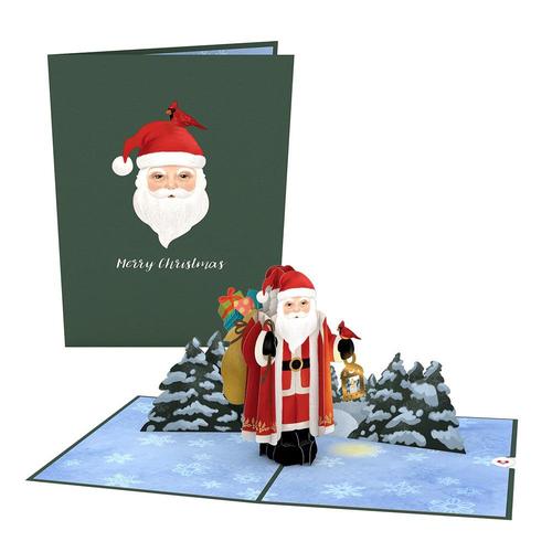 Pop-Up Card: Santa w/Toy Bag