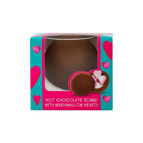 Hot Chocolate Bombe w/Heart Marshmallows