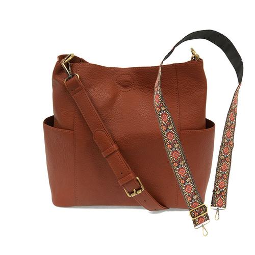 Kayleigh Bucket Bag: Spice/Folk Medallian Red