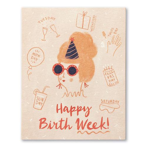 Birthday Card: Happy Birth Week!
