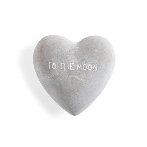 Heart Shaped Stone: To The Moon