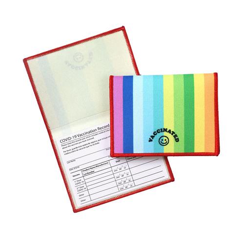 Vaccine Card Case: Rainbow