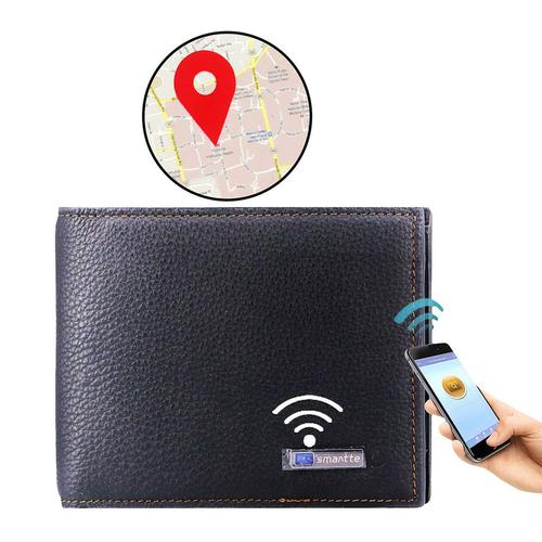 Bluetooth Trackable Wallet: Black
