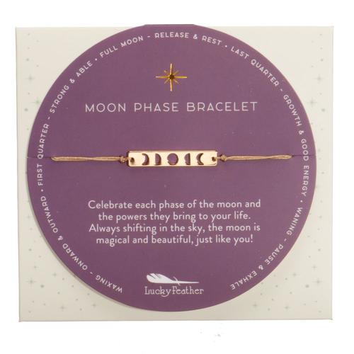 Moon Phase Bracelet: Gold