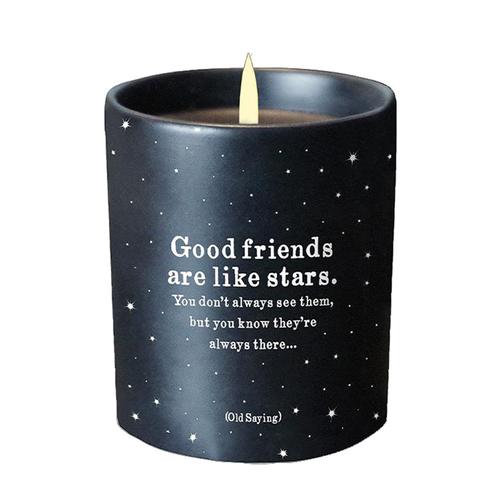 Quotable Candle: Good Friends
