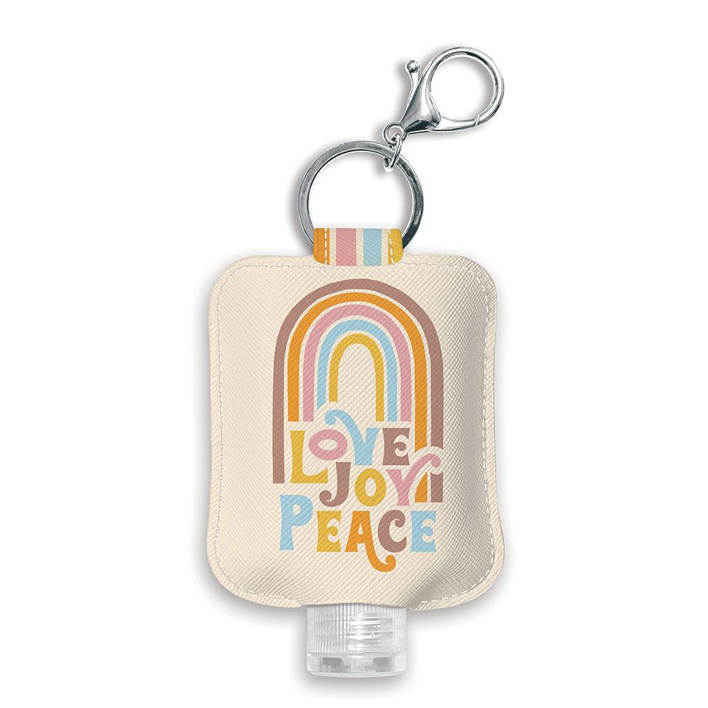  Hand Sanitizer Pouch : Love Joy Peace