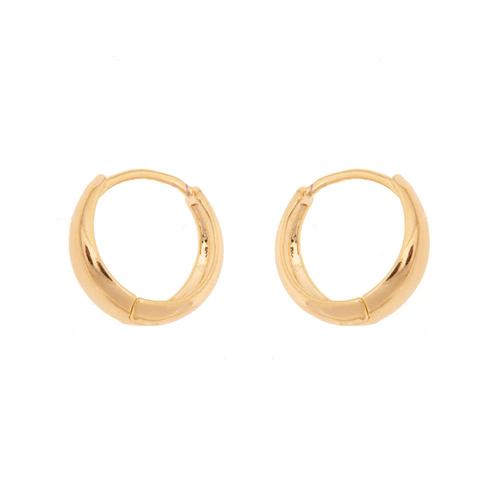 Mavis Earrings: Gold
