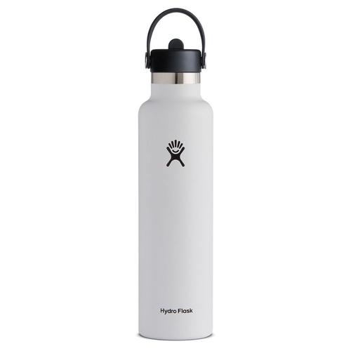 Hydro Flask: 24oz Flex Straw/White