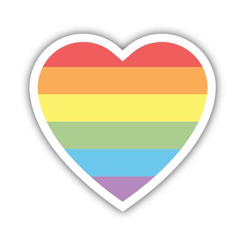 Sticker: Pride Heart