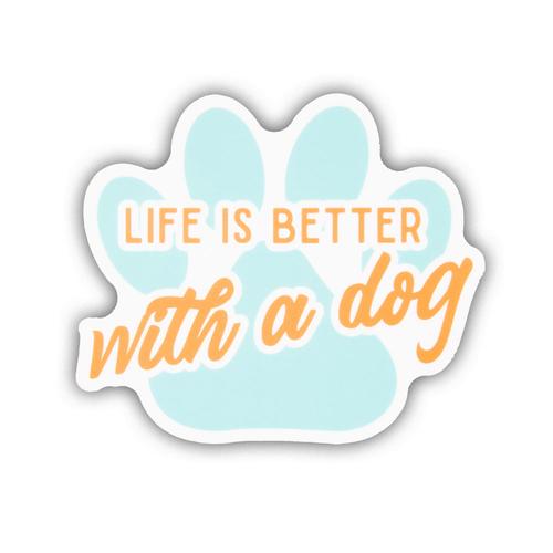 Sticker: Dog Paw Print