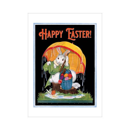Greeting Card: Rabbit w/Umbrella