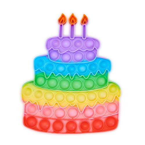 Bubble Popper: Pastel Rainbow Cake
