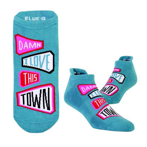 Sneaker Socks: Love This Town