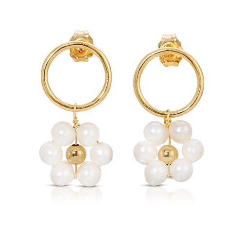 Girasol Earrings: Gold