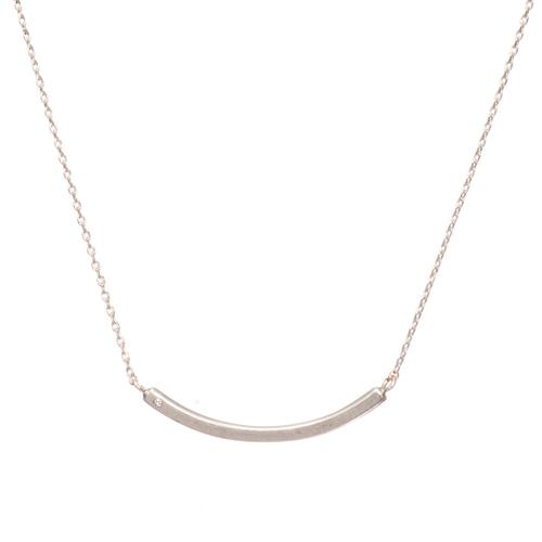 Refined Necklace: Comet/Silver