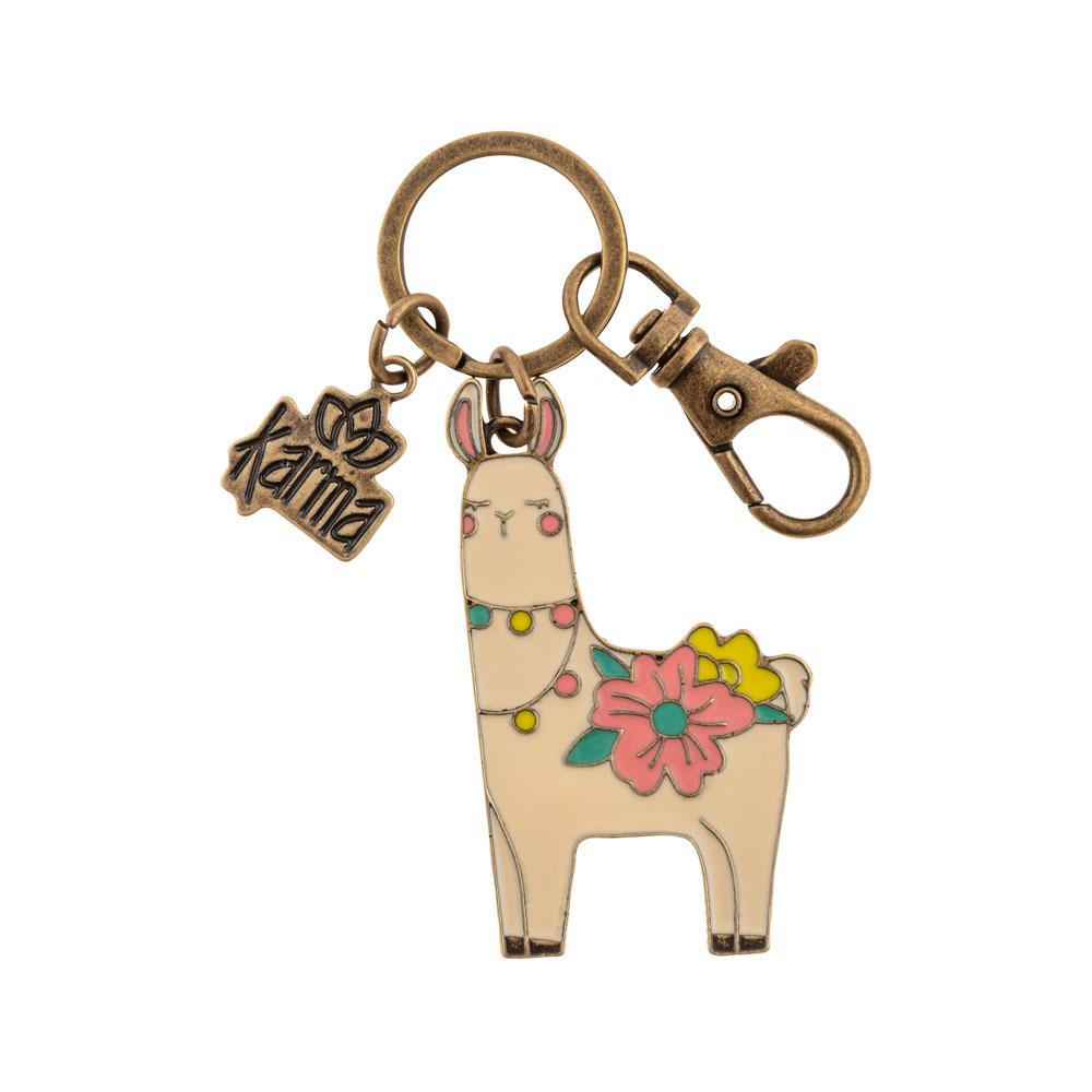  Enamel Key Chain : Llama