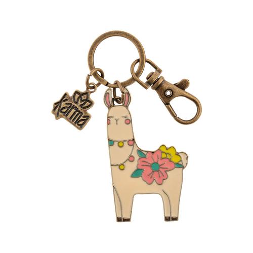 Enamel Key Chain: Llama