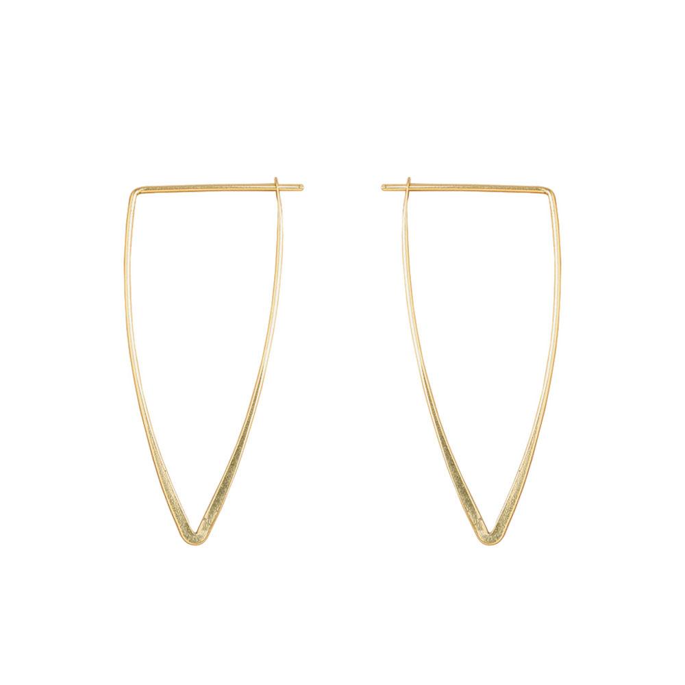  Refined Earrings : Galaxy Triangle/Gold