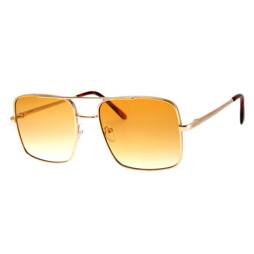 Issue Sunglasses: Gold/Amber