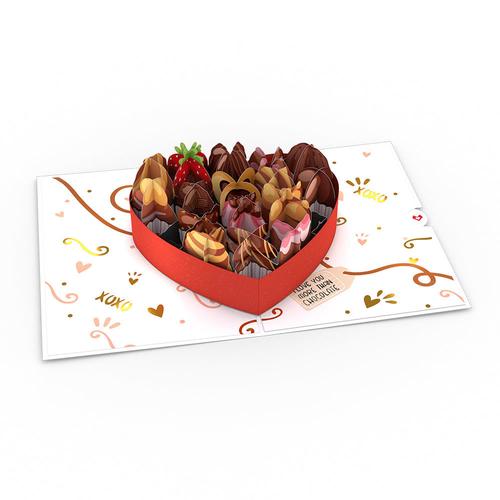 Pop-Up Card: Love You More Than Chocolate