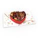  Pop- Up Card : Love You More Than Chocolate