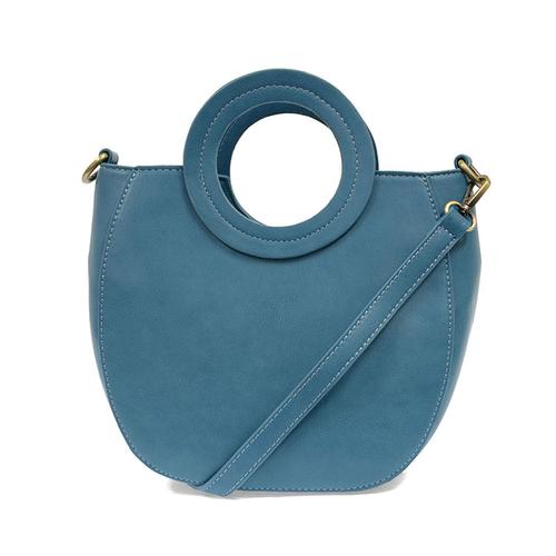 Coco Circle Handle Handbag: Blue