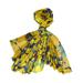  Morning Sun Floral Scarf : Yellow/Navy