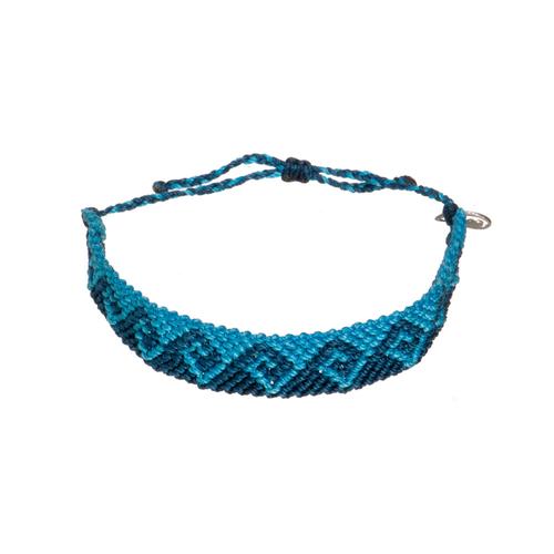 4ocean Braided Bracelet: Bali Wave Blue