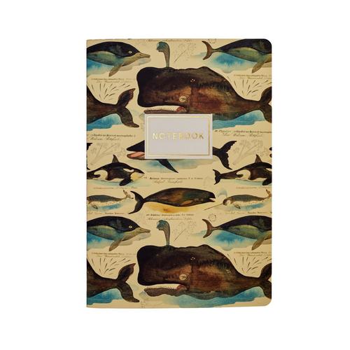 Bruno Visconti A5 Notebook: Whales
