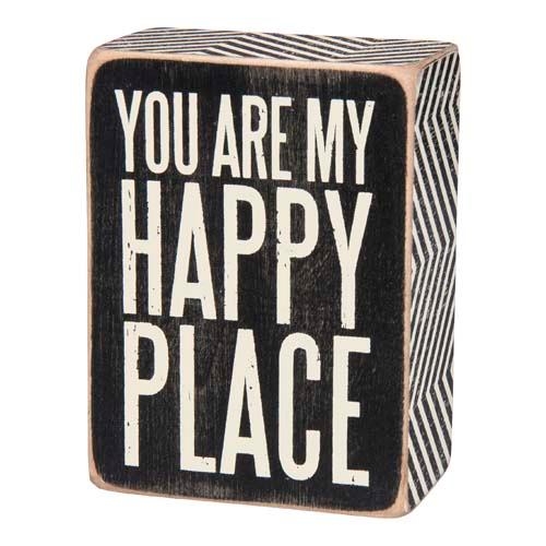 Box Sign: You Are My Happy