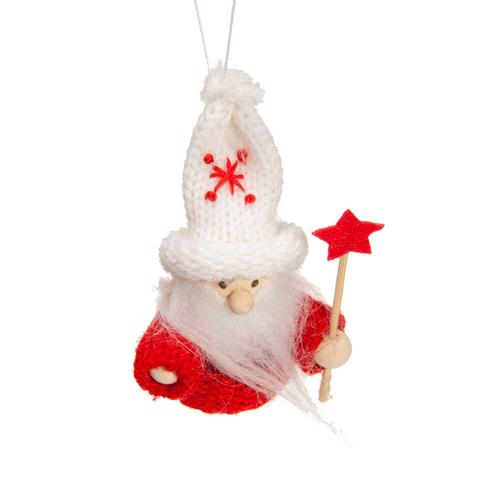 Santa Wizard Ornament: Star Wand