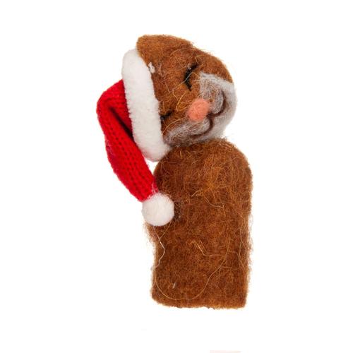 Christmas Finger Puppet: Cat