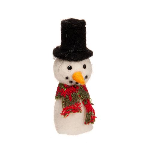 Christmas Finger Puppet: Snowman