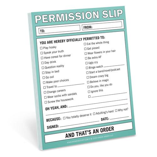 Nifty Note: Permission Slip