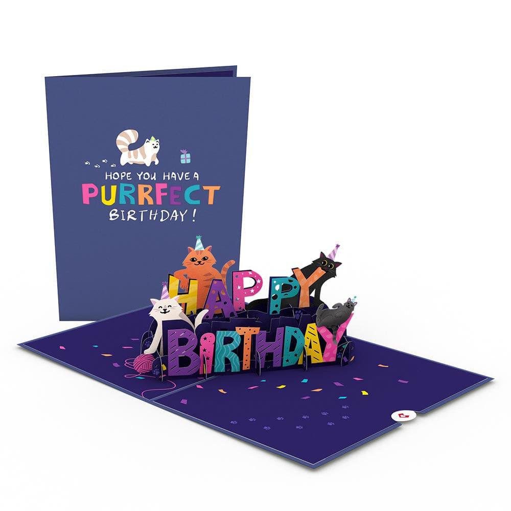  Pop- Up Card : Happy Birthday Cats