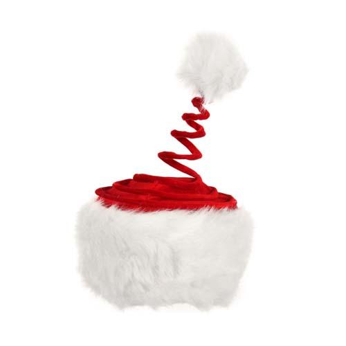 Springy Santa Plush Hat